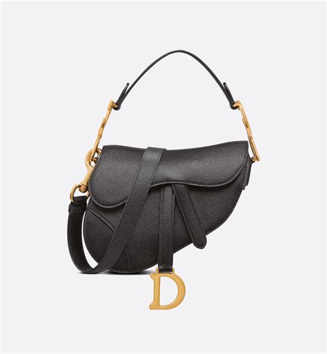 dior saddle bag in black calfskin|dior saddle bag black.